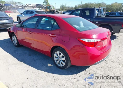 2015 Toyota Corolla Le z USA, uszkodzony, nr VIN 2T1BURHE6FC437274